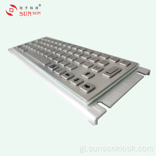 Teclado e teclado táctil de metal reforzado